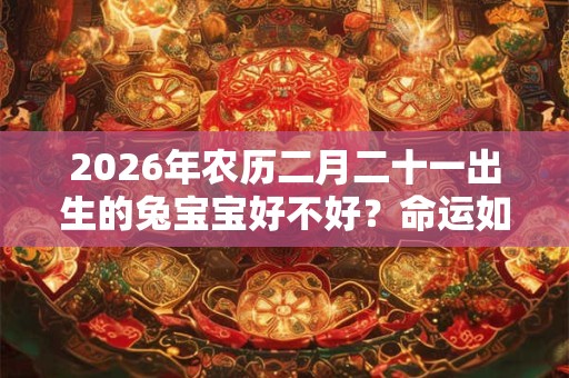 2026年农历二月二十一出生的兔宝宝好不好？命运如何？