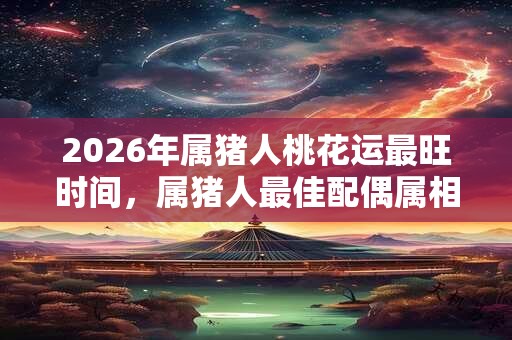 2026年属猪人桃花运最旺时间,属猪人最佳配偶属相 2026年属猪人桃花运最旺时间,属猪人最佳配偶属相