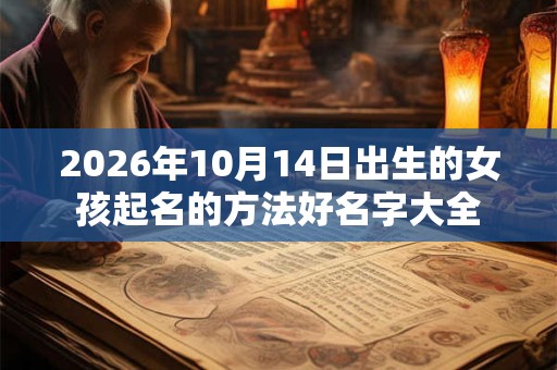 2026年10月14日出生的女孩起名的方法好名字大全 2026年10月14日出生的女孩起名的方法好名字大全