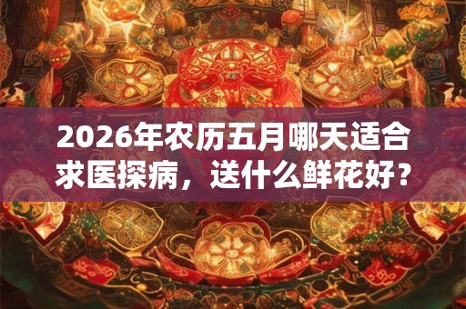 2026年农历五月哪天适合求医探病,送什么鲜花好? 2026年农历五月哪天适合求医探病,送什么鲜花好?