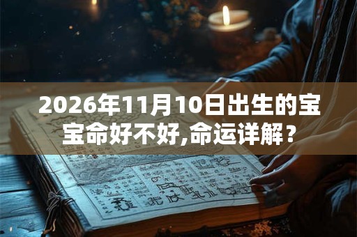 2026年11月10日出生的宝宝命好不好,命运详解? 2026年11月10日出生的宝宝命好不好,命运详解?
