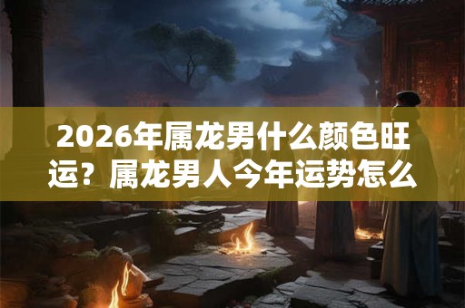 2026年属龙男什么颜色旺运？属龙男人今年运势怎么样
