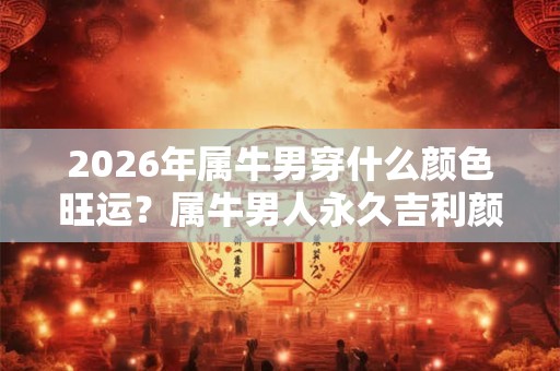 2026年属牛男穿什么颜色旺运？属牛男人永久吉利颜色是什么