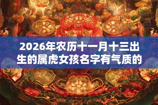 2026年农历十一月十三出生的属虎女孩名字有气质的