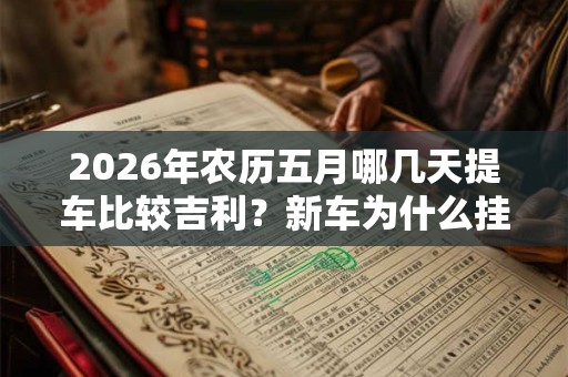 2026年农历五月哪几天提车比较吉利？新车为什么挂红布
