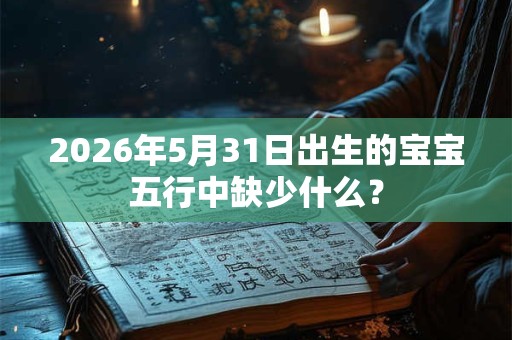 2026年5月31日出生的宝宝五行中缺少什么？
