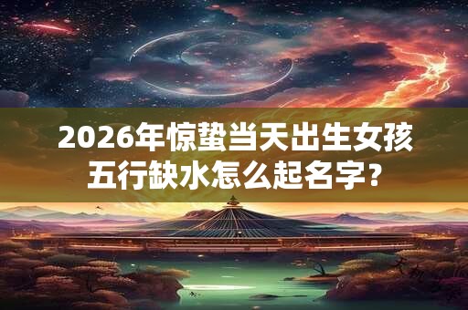 2026年惊蛰当天出生女孩五行缺水怎么起名字? 2026年惊蛰当天出生女孩五行缺水怎么起名字?