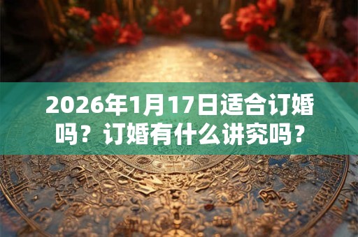 2026年1月17日适合订婚吗？订婚有什么讲究吗？