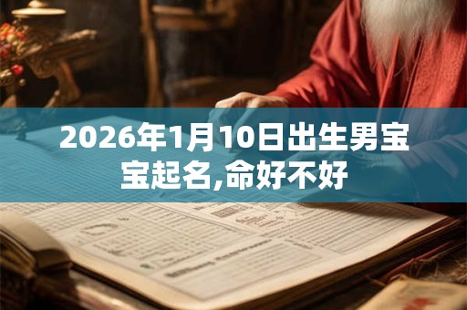 2026年1月10日出生男宝宝起名,命好不好 2026年1月10日出生男宝宝起名,命好不好