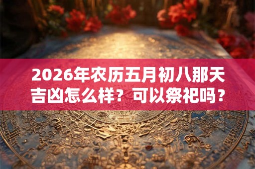 2026年农历五月初八那天吉凶怎么样？可以祭祀吗？