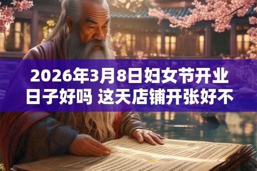 2026年3月8日妇女节开业日子好吗 这天店铺开张好不好