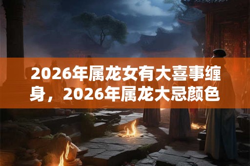 2026年属龙女有大喜事缠身，2026年属龙大忌颜色