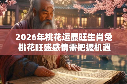 2026年桃花运最旺生肖兔 桃花旺盛感情需把握机遇