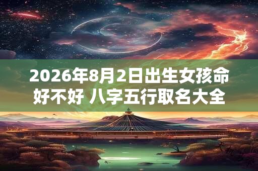 2026年8月2日出生女孩命好不好 八字五行取名大全