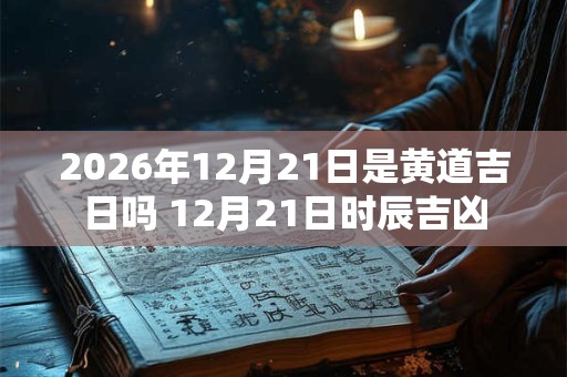 2026年12月21日是黄道吉日吗 12月21日时辰吉凶 2026年12月21日是黄道吉日吗 12月21日时辰吉凶