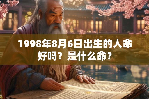 1998年8月6日出生的人命好吗?是什么命? 1998年8月6日出生的人命好吗?是什么命?