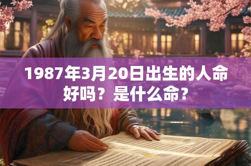 1987年3月20日出生的人命好吗？是什么命？
