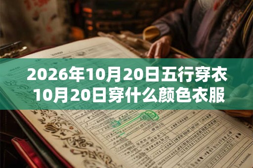 2026年10月20日五行穿衣 10月20日穿什么颜色衣服