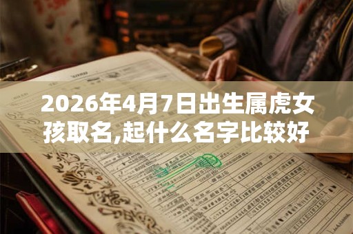 2026年4月7日出生属虎女孩取名,起什么名字比较好 2026年4月7日出生属虎女孩取名,起什么名字比较好
