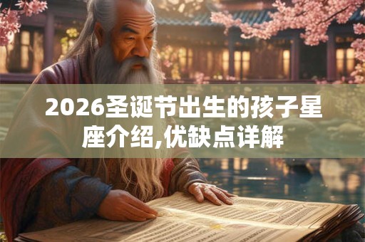 2026圣诞节出生的孩子星座介绍,优缺点详解 2026圣诞节出生的孩子星座介绍,优缺点详解