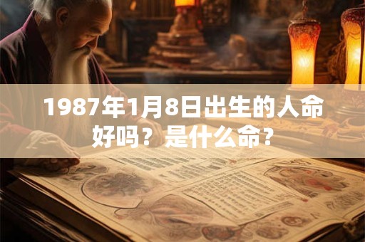 1987年1月8日出生的人命好吗？是什么命？