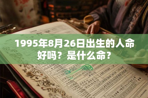 1995年8月26日出生的人命好吗？是什么命？