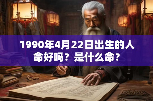 1990年4月22日出生的人命好吗?是什么命? 1990年4月22日出生的人命好吗?是什么命?