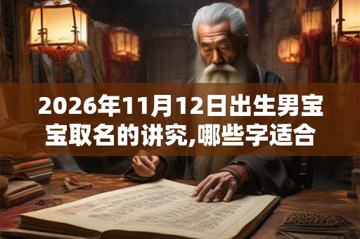 2026年11月12日出生男宝宝取名的讲究,哪些字适合取名