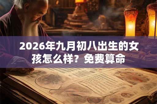 2026年九月初八出生的女孩怎么样?免费算命 2026年九月初八出生的女孩怎么样?免费算命
