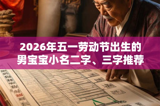 2026年五一劳动节出生的男宝宝小名二字、三字推荐 2026年五一劳动节出生的男宝宝小名二字、三字推荐