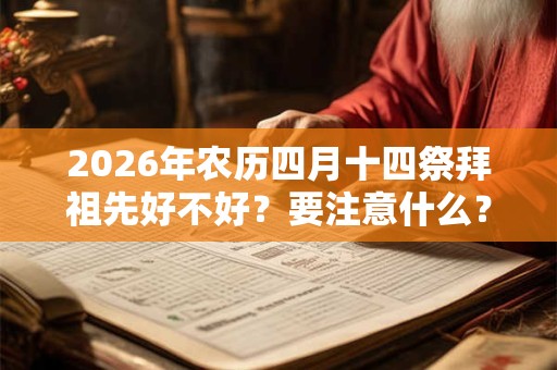 2026年农历四月十四祭拜祖先好不好？要注意什么？
