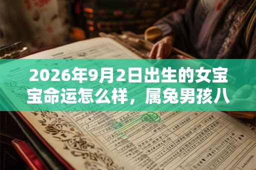 2026年9月2日出生的女宝宝命运怎么样,属兔男孩八字五行命运 2026年9月2日出生的女宝宝命运怎么样,属兔男孩八字五行命运