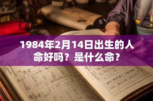 1984年2月14日出生的人命好吗？是什么命？