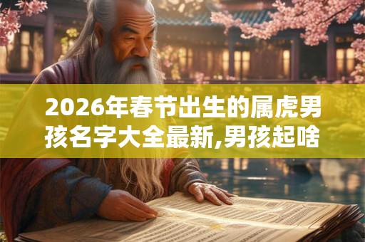 2026年春节出生的属虎男孩名字大全最新,男孩起啥名字好