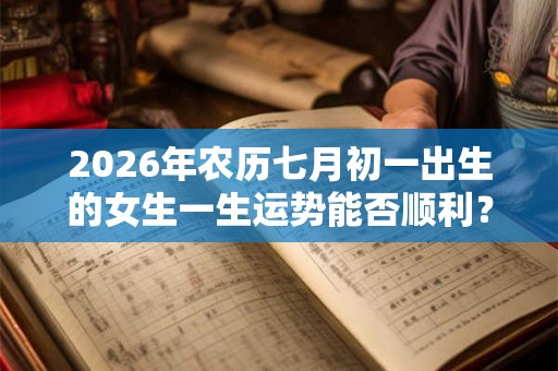 2026年农历七月初一出生的女生一生运势能否顺利? 2026年农历七月初一出生的女生一生运势能否顺利?