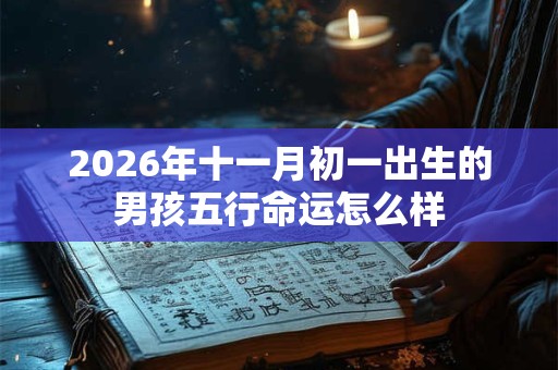 2026年十一月初一出生的男孩五行命运怎么样 2026年十一月初一出生的男孩五行命运怎么样