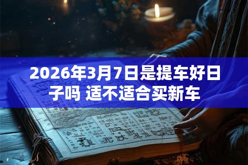 2026年3月7日是提车好日子吗 适不适合买新车 2026年3月7日是提车好日子吗 适不适合买新车