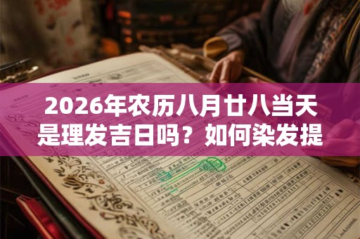 2026年农历八月廿八当天是理发吉日吗?如何染发提高财运 2026年农历八月廿八当天是理发吉日吗?如何染发提高财运