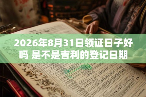 2026年8月31日领证日子好吗 是不是吉利的登记日期