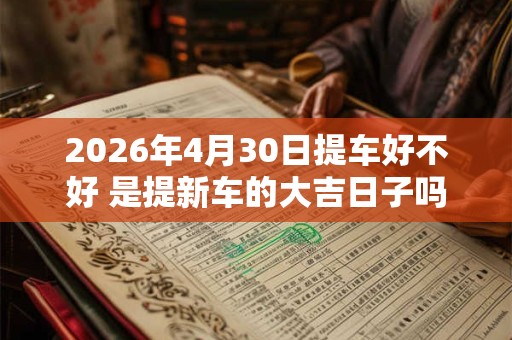 2026年4月30日提车好不好 是提新车的大吉日子吗