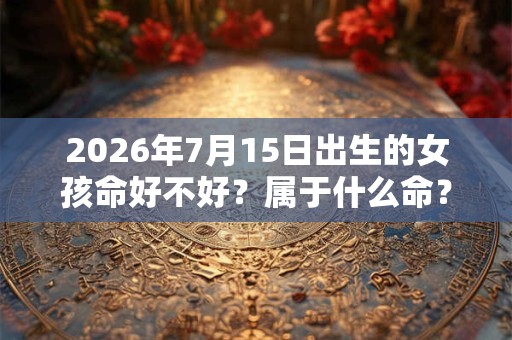 2026年7月15日出生的女孩命好不好？属于什么命？