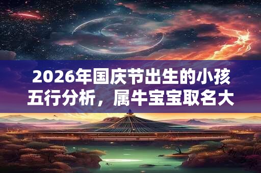 2026年国庆节出生的小孩五行分析，属牛宝宝取名大全