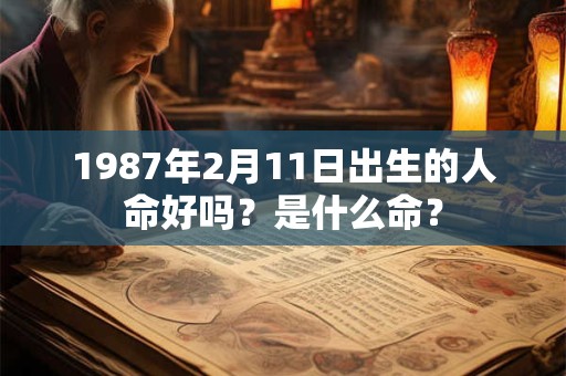 1987年2月11日出生的人命好吗?是什么命? 1987年2月11日出生的人命好吗?是什么命?