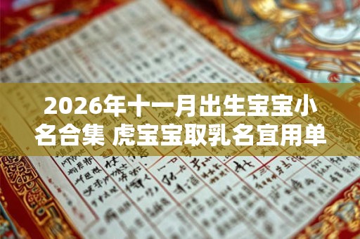 2026年十一月出生宝宝小名合集 虎宝宝取乳名宜用单字