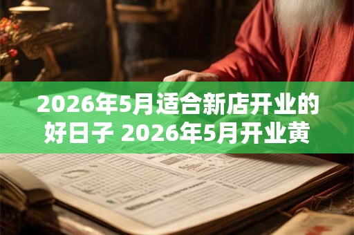2026年5月适合新店开业的好日子 2026年5月开业黄道吉日