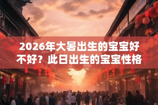 2026年大暑出生的宝宝好不好？此日出生的宝宝性格