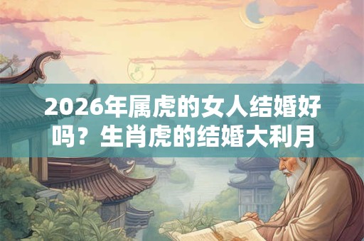 2026年属虎的女人结婚好吗?生肖虎的结婚大利月 2026年属虎的女人结婚好吗?生肖虎的结婚大利月