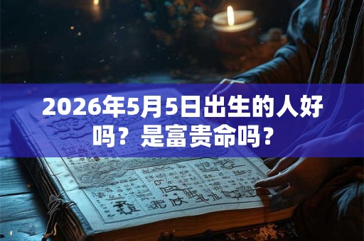 2026年5月5日出生的人好吗？是富贵命吗？