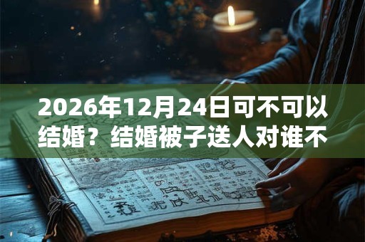 2026年12月24日可不可以结婚？结婚被子送人对谁不好？