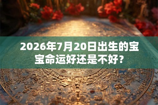 2026年7月20日出生的宝宝命运好还是不好? 2026年7月20日出生的宝宝命运好还是不好?